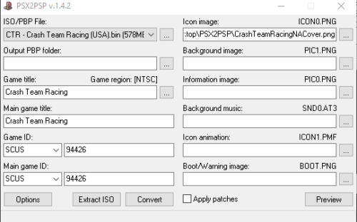 PSP GO - PSone Eboots 